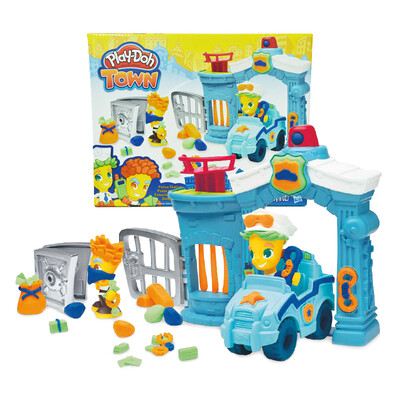 

Hasbro (Hasbro) ручной цветной грязи Doh пластилин безопасным и нетоксичным Департамент полиции города костюм B9413 серии