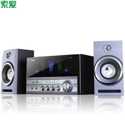 

Sony Ericsson (Soaiy) звуковые колонки мини-аудио мультимедиа активный аудио 2.1 компьютер аудио сабвуфер телефон компьютер аудио серый черный SA-A8