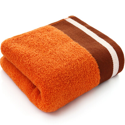 

Sanli cotton color home life towel 34 × 73cm flat cloth satin towel red orange