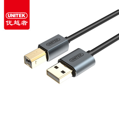 

UNITEK usb20 printer data cable 2 meters A public to B public port data cable with Canon HP Epson HP printer Y-C4001FGY