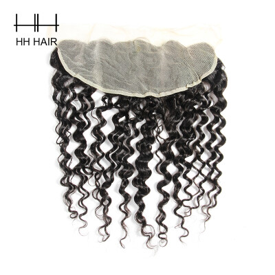 

Brazilian Virgin Hair 13x4 inch Lace Frontal Closure Water Wave Brazilian Hair Ear to Ear Lace Frontal Closure Curly Weave