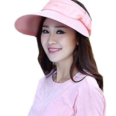 

MSEK WMZ142002 ladies Korean version of the sun hat lace breathable empty top shade hat pink