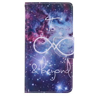 

Starry Sky Design PU Leather Flip Cover Wallet Card Holder Case for SONY M5