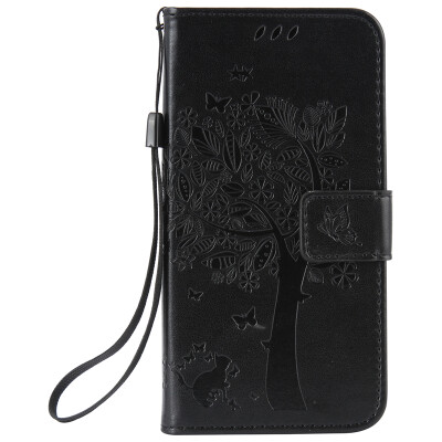 

Black Tree Design PU Leather Flip Cover Wallet Card Holder Case for LENOVO ZUK Z2