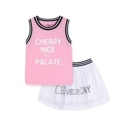 

Balabarra BALABALA female middle boy short sleeve suit summer middle child two sets of sleeved casual women 28192170156 pink 165