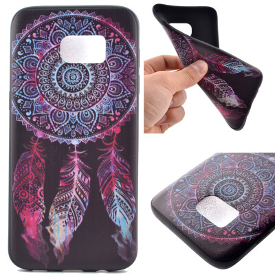 

Dreamcatcher Pattern Soft Thin TPU Rubber Silicone Gel Case Cover for Samsung GALAXY S7 Plus