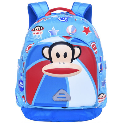 

Monkey (Paul Frank) children's school bag primary school student bag female leisure simple fashion backpack bag PKY2087B pink