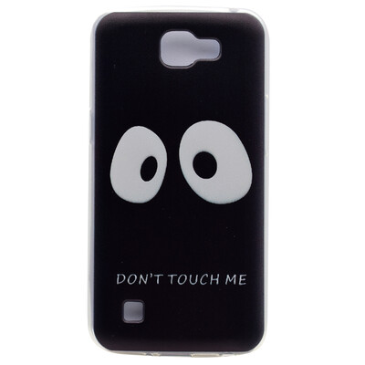 

Do not touch me Pattern Soft Thin TPU Rubber Silicone Gel Case Cover for LG K4