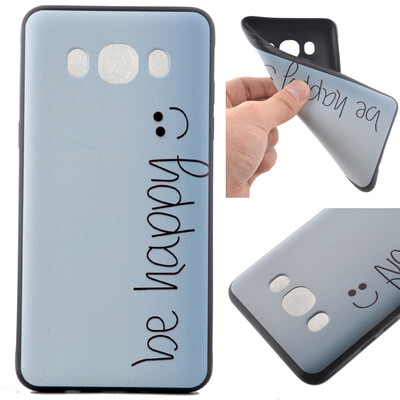 

Happy Pattern Soft Thin TPU Rubber Silicone Gel Case Cover for Samsung Galaxy J5 2016J510