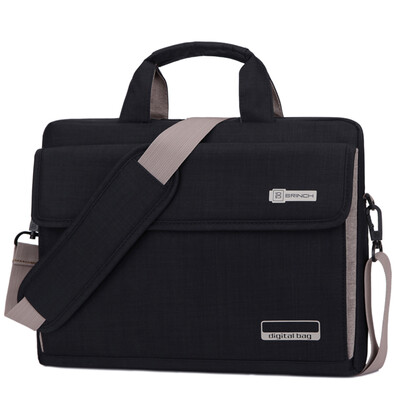 

British BRINCH computer bag 146 inch Apple Lenovo Dell portable shoulder notebook computer bag BW-216 black