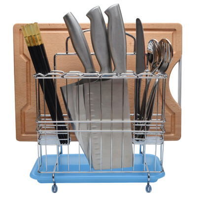 

Kitchen maxcook turret Drain shelf storage racks alloy versatile vertical MSSB001-D with tray rust-proof color random