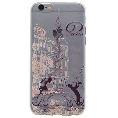 

Music tower Pattern Soft Thin TPU Rubber Silicone Gel Case Cover for IPHONE 6/6S