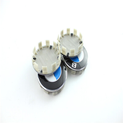 

4pcs x 68mm Alloy Wheel Hub Caps For BMW Car Emblem Badge Sticker Centre Cover Blue