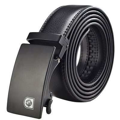 

Пожилой глава (LAORENTOU) Корейский бизнес случайный мужской ремень пряжка пояса автоматический дикий черный 505J016L03A