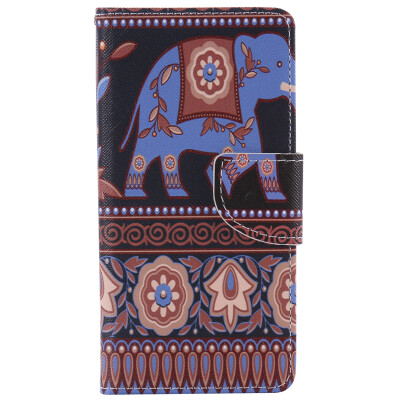 

Brown elephant Design PU Leather Flip Cover Wallet Card Holder Case for SONY X Performance