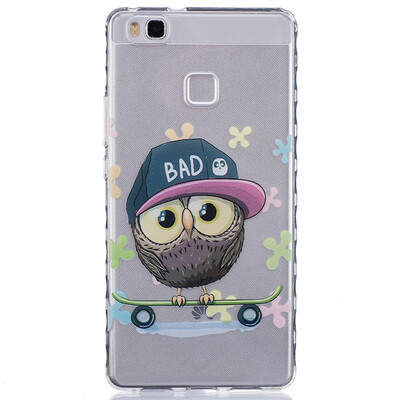 

Owl Pattern Soft Thin TPU Rubber Silicone Gel Case Cover for HUAWEI P9 Lite