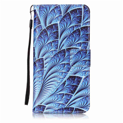 

Blue Dazzle Design PU Leather Flip Cover Wallet Card Holder Case for Apple iPhone 7 Plus