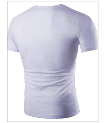 

Mens Fashion Slim Fit T Shirt Graphic Tees 6 Color 4 Size