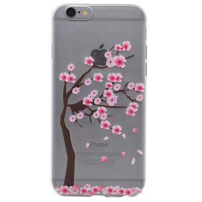 

Cherry tree Pattern Soft Thin TPU Rubber Silicone Gel Case Cover for IPHONE 6/6S