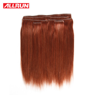 

Clip In Straight Hair Brazilian Virgin Clip In Hair Extensions 112g #33 6pcs Full Head Clip In Human Hair Extensions Remy Hair