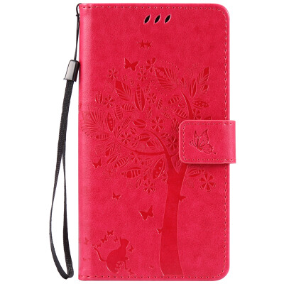 

Rose Tree Design PU Leather Flip Cover Wallet Card Holder Case for MOTO Z FORCE