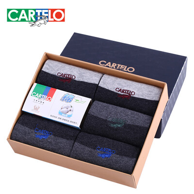 

CARTELO Mens Breathable Cotton Socks 5pcs