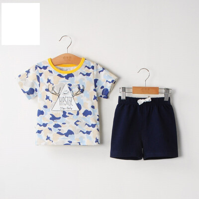 

Cotton fruit fruit fruit fruit set Q'ton baby short sleeve suit M223302216398 white heart 110 yards