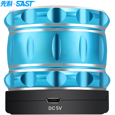 

SAST N-610 Wireless Bluetooth Audio Subwoofer Portable Phone Mini Audio Card Small Steel Gun Blue