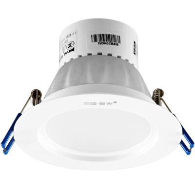 

Jingdong supermarket three male Aurora Starlight led downlight 4w25 inch embedded lamp hole lamp hole opening about 80MM 3000K yellow