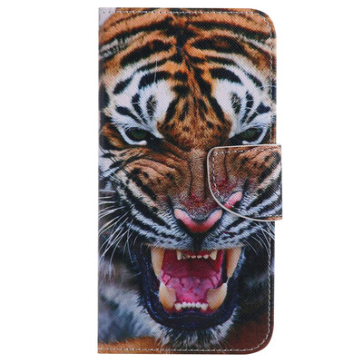 

Tiger Design PU Leather Flip Cover Wallet Card Holder Case for Google Pixel XL