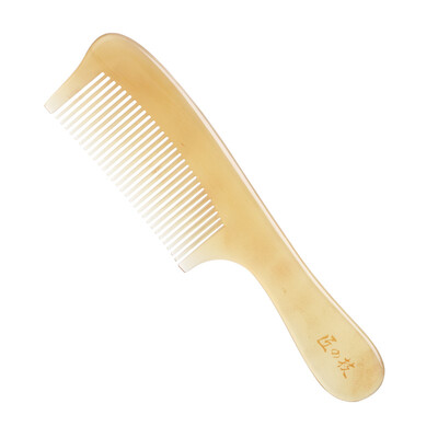 

Jingdong Supermarket] Carpenter Technology (Mr.Green) -7011 yellow and white horn comb portable massage head comb gift gift children comb