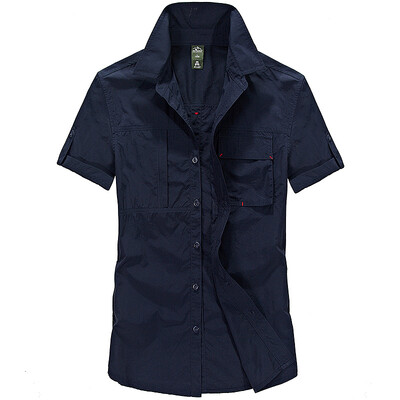 

Battlefield Jeep Speed ​​Dry Shirt Мужчины на открытом воздухе Быстрая сухая рубашка с коротким рукавом Мужской 17019Z65103 Темно-синий L