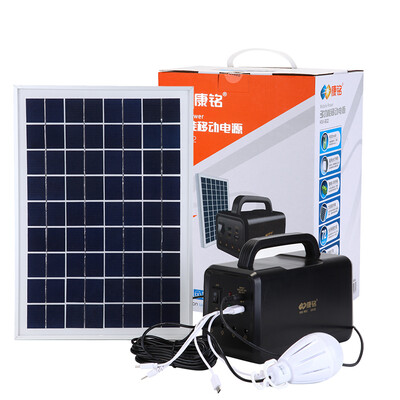 

KANGMING Outdoor Solar Charging Mobile Power Night Market LED Bulb Light Emergency Horse Light Camping Light KM-902