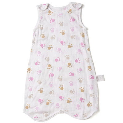 

Jingdong supermarket] Mi Le fish baby sleeping bag gauze one vest sleeping bag (small footprint) powder 80cm