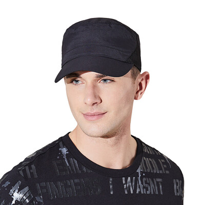 

Kamon Kenmont km-3421 male summer leisure fashion running sports brigade quick-drying sun flattened baseball cap black