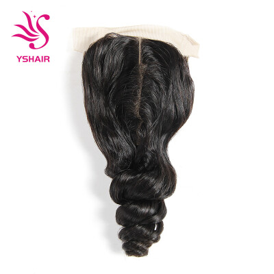 

Brazilian loose wave closure 4*4 Free Part Lace Closure Brazilian Virgin Hair Lace Closure Remy Human Hair Extension