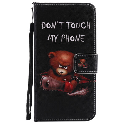 

Black Bear Design PU Leather Flip Cover Wallet Card Holder Case for Google Pixel XL