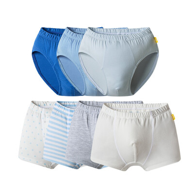 

Disney (Disney) 7 children's underwear boys baby children's elastic cotton triangle angle four corners underwear 48163Y0 seven color installed 120