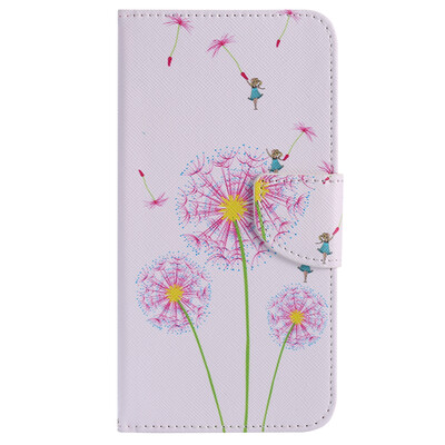 

Pink Dandelion Design PU Leather Flip Cover Wallet Card Holder Case for Google Pixel XL