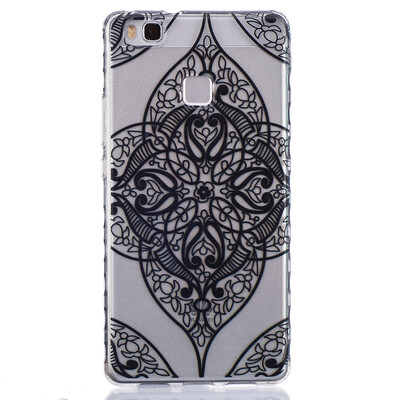 

Черная любовь шаблон Мягкий чехол тонкий ТПУ резиновый силиконовый гель чехол для HUAWEI P9 Lite