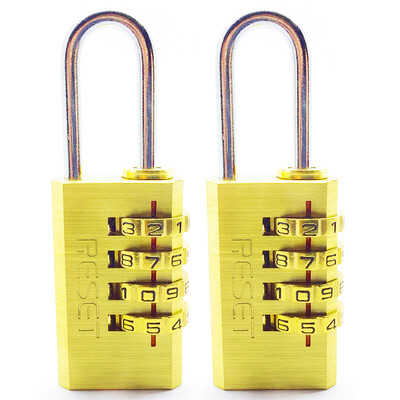 

Ritz-Carlton RST-053 2 full copper four password mini anti-theft travel trolley gym backpack door lock padlock
