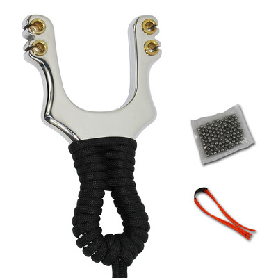 

Xianfenglian Metal slingshot high hardness reverse traditional slings with rubber band non-solid wood outdoor stainless steel cold