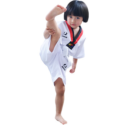 

Binge children summer taekwondo clothes cotton short-sleeved shorts suits boys&girls taekwondo clothes cotton half-sleeved clothes
