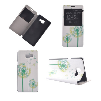 

Green Dandelion Design PU Leather Flip Cover Wallet Card Holder Case for Samsung Galaxy A9A9000