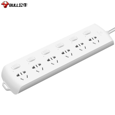 

Bull (BULL) GN-B20A0 new national standard socket / plug board / row / row / row / wiring board / drag line board / 10 total control length of 5 meters