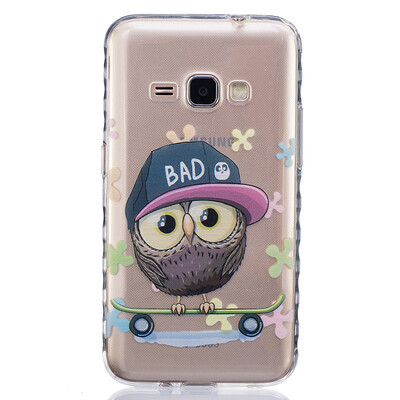 

Owl Pattern Soft Thin TPU Rubber Silicone Gel Case Cover for SAMSUNG Galaxy J1 2016/J120F