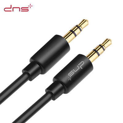 

And macro (D & ) DNS2008 AUX handsfree call car audio cable car with 3.5mm public male headphone audio box line call hands-free male to public 1 m black