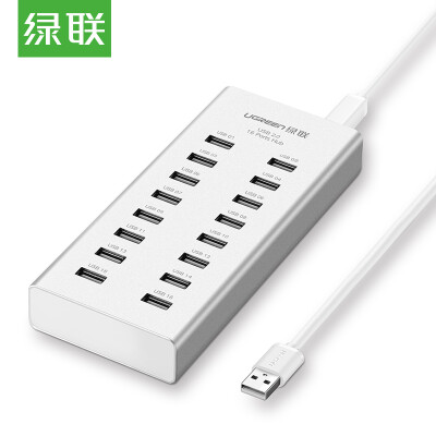 

Green Alliance UGREEN USB20 16 Port Splitter HUB Laptop One Click Multi-Interface Hub Extension Converter with Power Adapter 20298