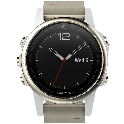 

(GARMIN) Fenix5S летать устойчивостью 5S Китайский сапфировое стекло зеркало кожаный ремешок GPS многоцелевой альпинизм работает интеллектуальный спортивный стол плавать наружные часы оптический пульс
