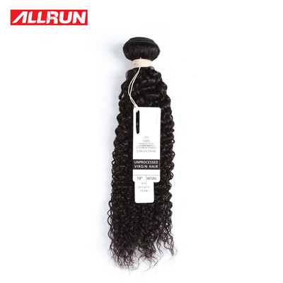 

Brazilian Kinky Curly Single 1 Bundle Kinky Curly Virgin Hair 100% Human Hair Brazilian Virgin Hair Weave Natural Black 10-24 Inch